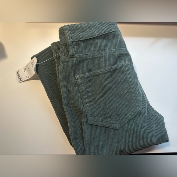 BDG Mom High Rise Green Corduroy Pants - Picture 3 of 5